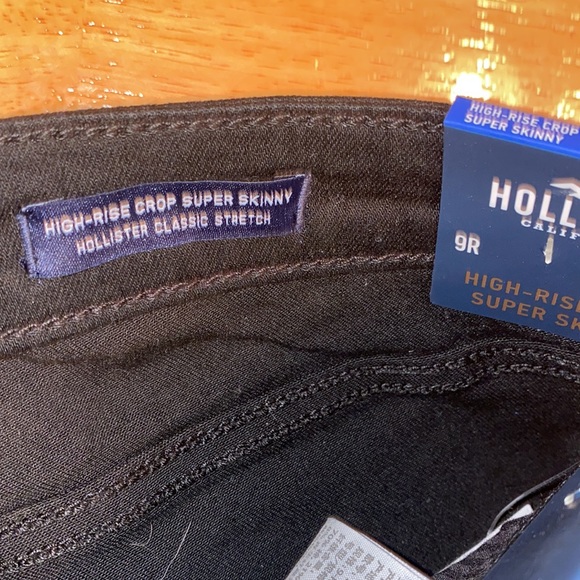 NEW Holllister Classic Stretch High Rise Crop Super Skinny - size 9R - Picture 4 of 10